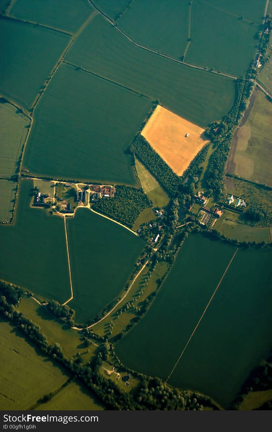 Landscape seen from far above