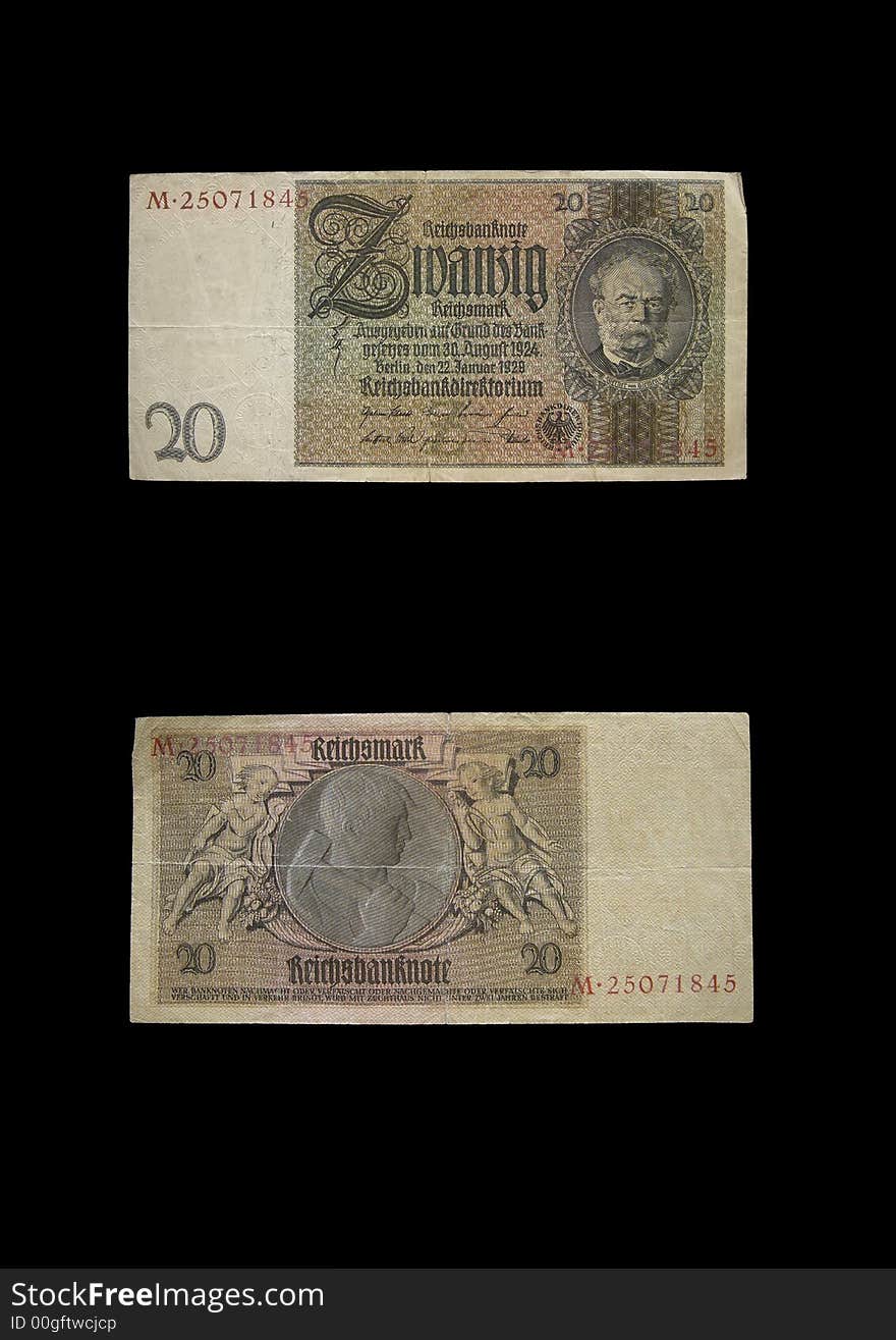 This money was used in Reich. This money was used in Reich