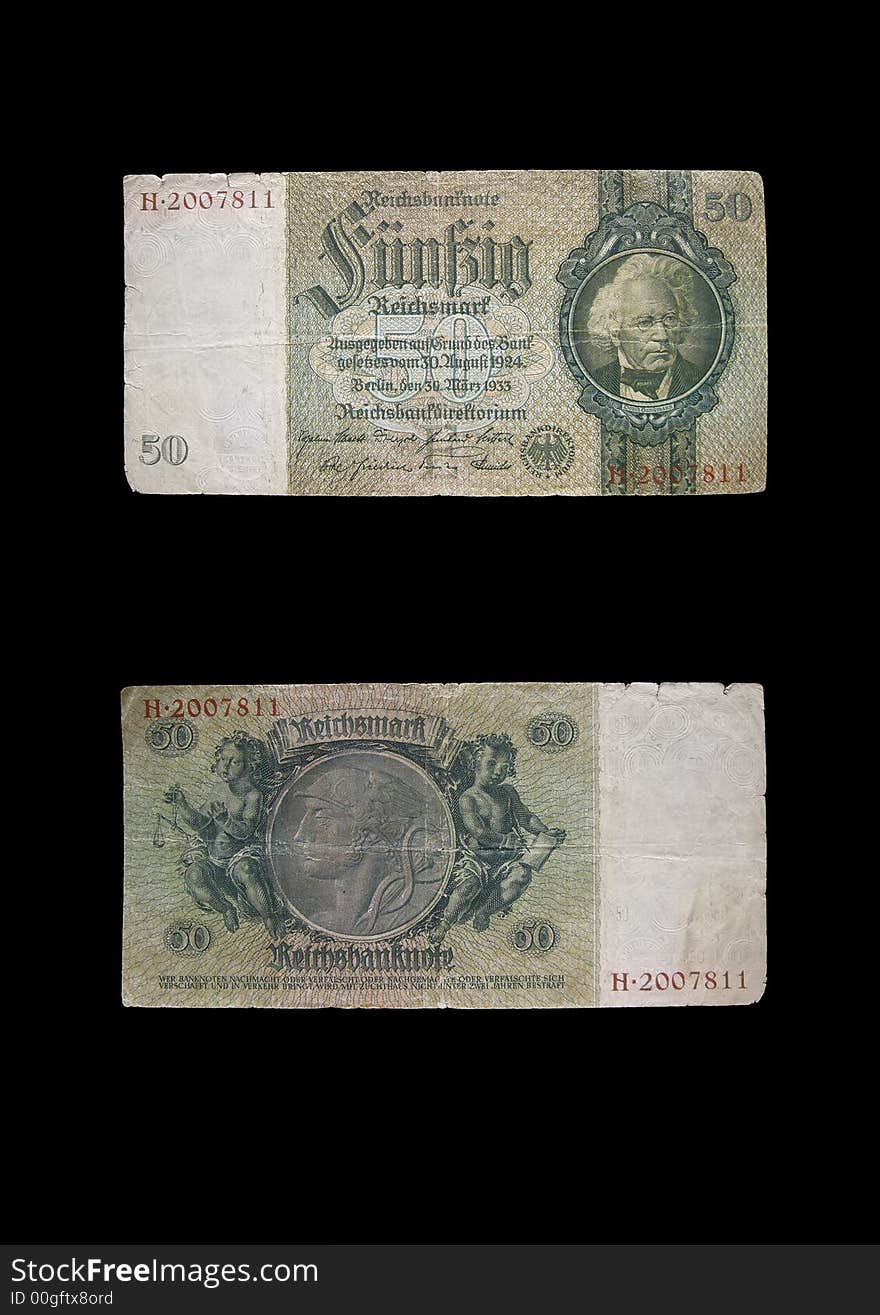 This money was used in Reich. This money was used in Reich