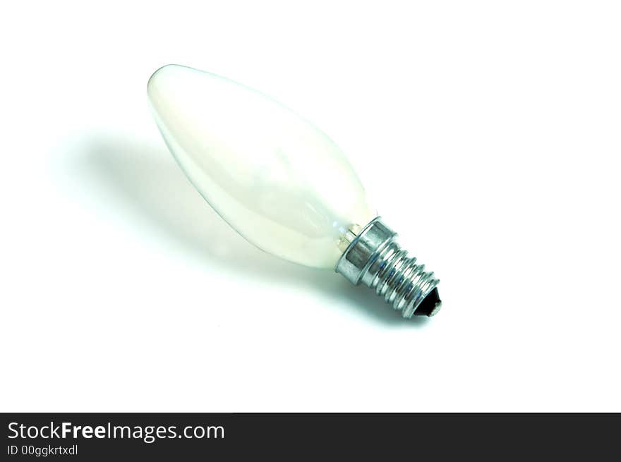 A lightbulb isolated on white background