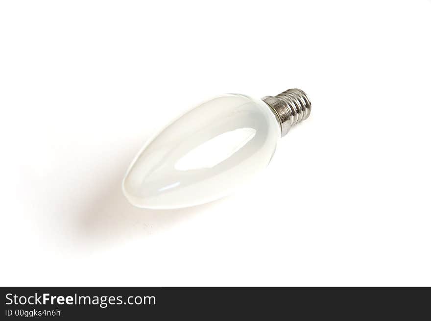 A lightbulb isolated on white background