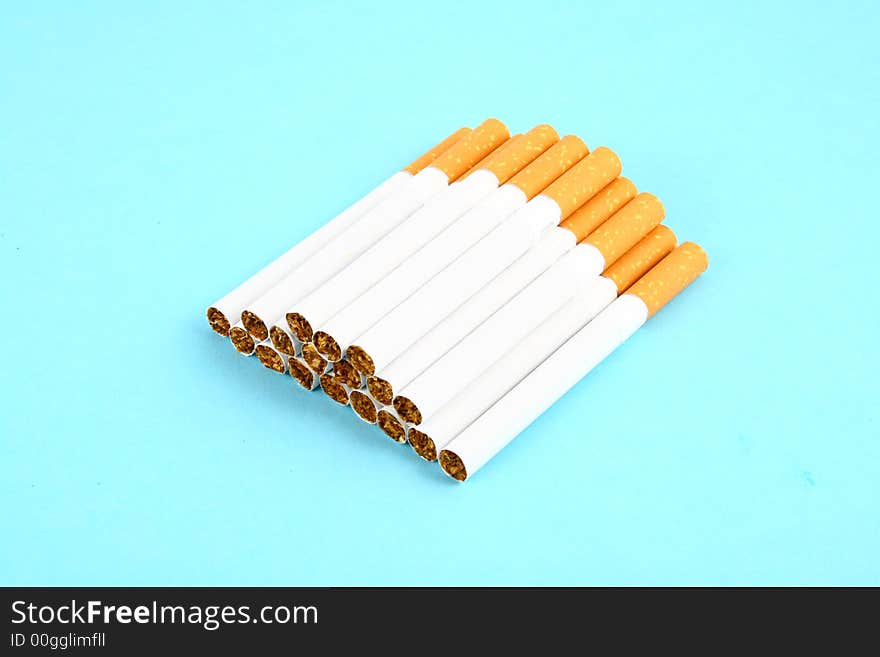 Pack of cigarettes unhealthy life style concept