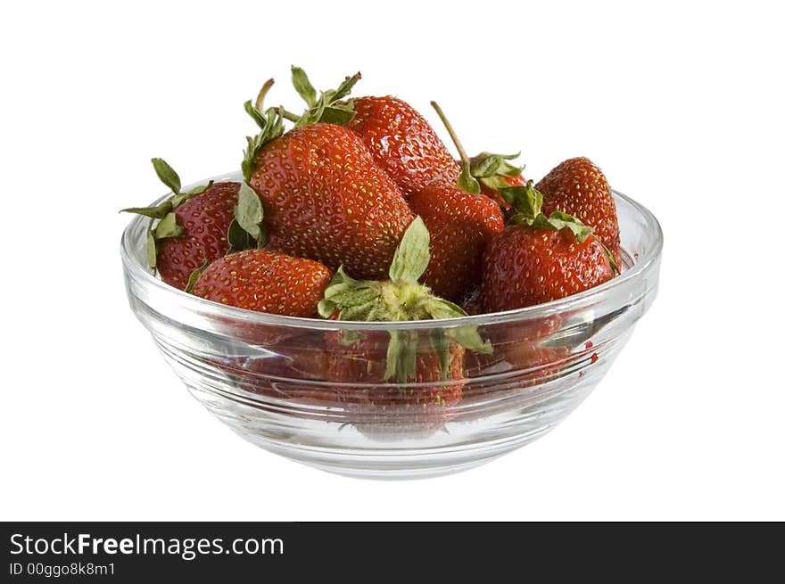 Strawberries in bowl