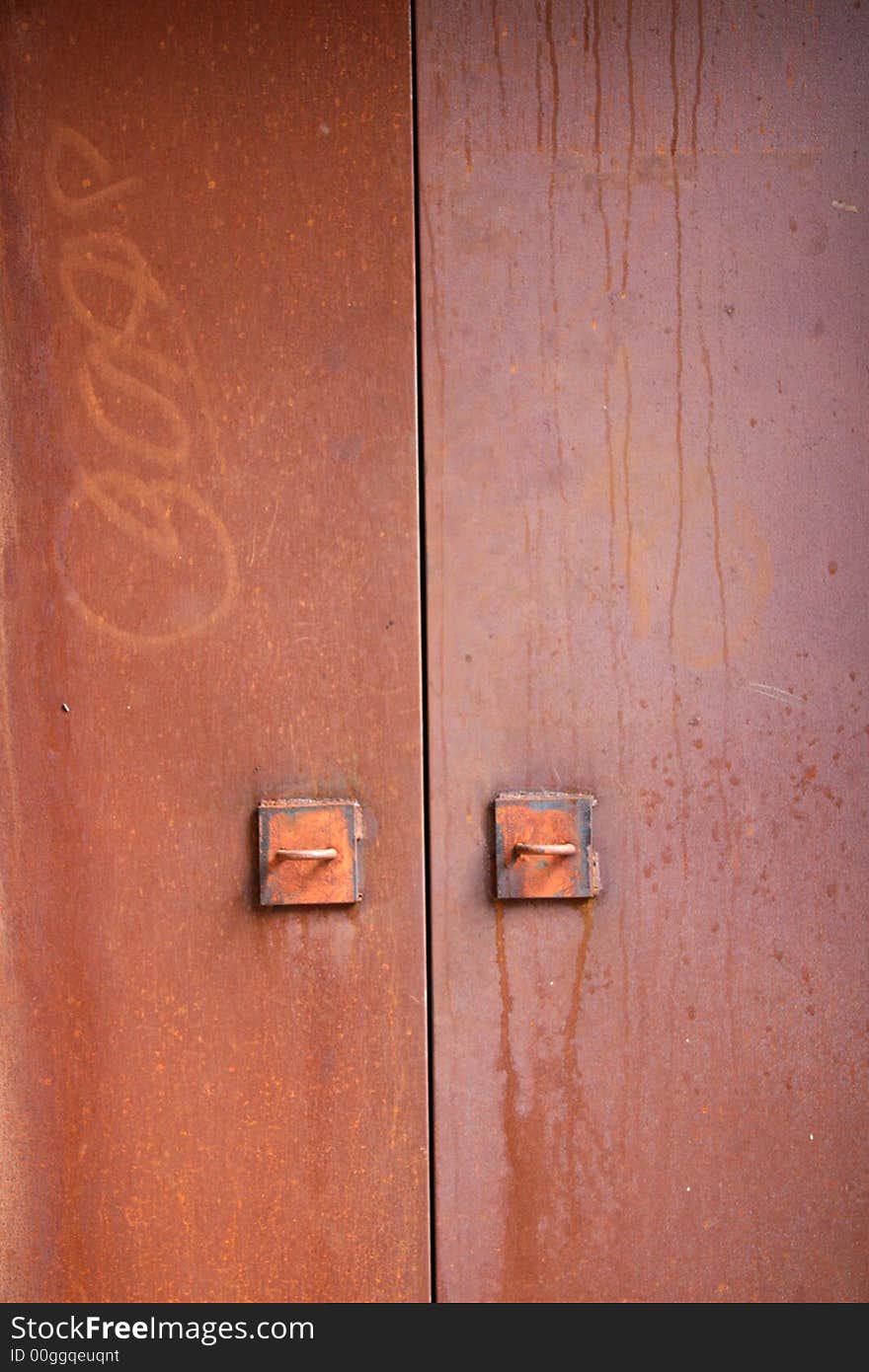 Rusty building detail