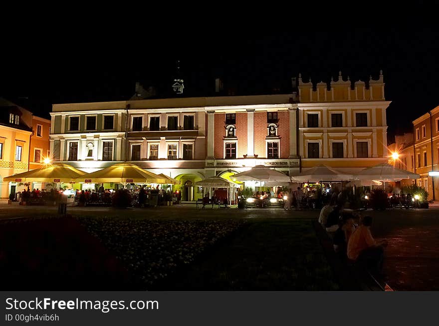 Beautiful Marketplace in the night