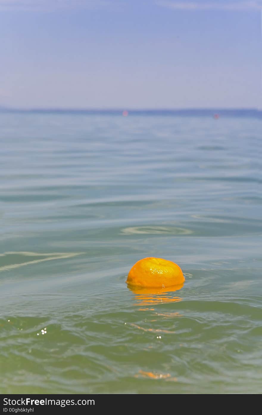 Orange sails seaborne, healthy, food