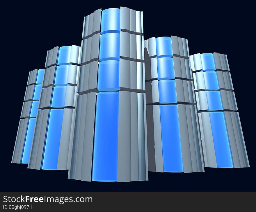 Servers for web design and stocks. Servers for web design and stocks