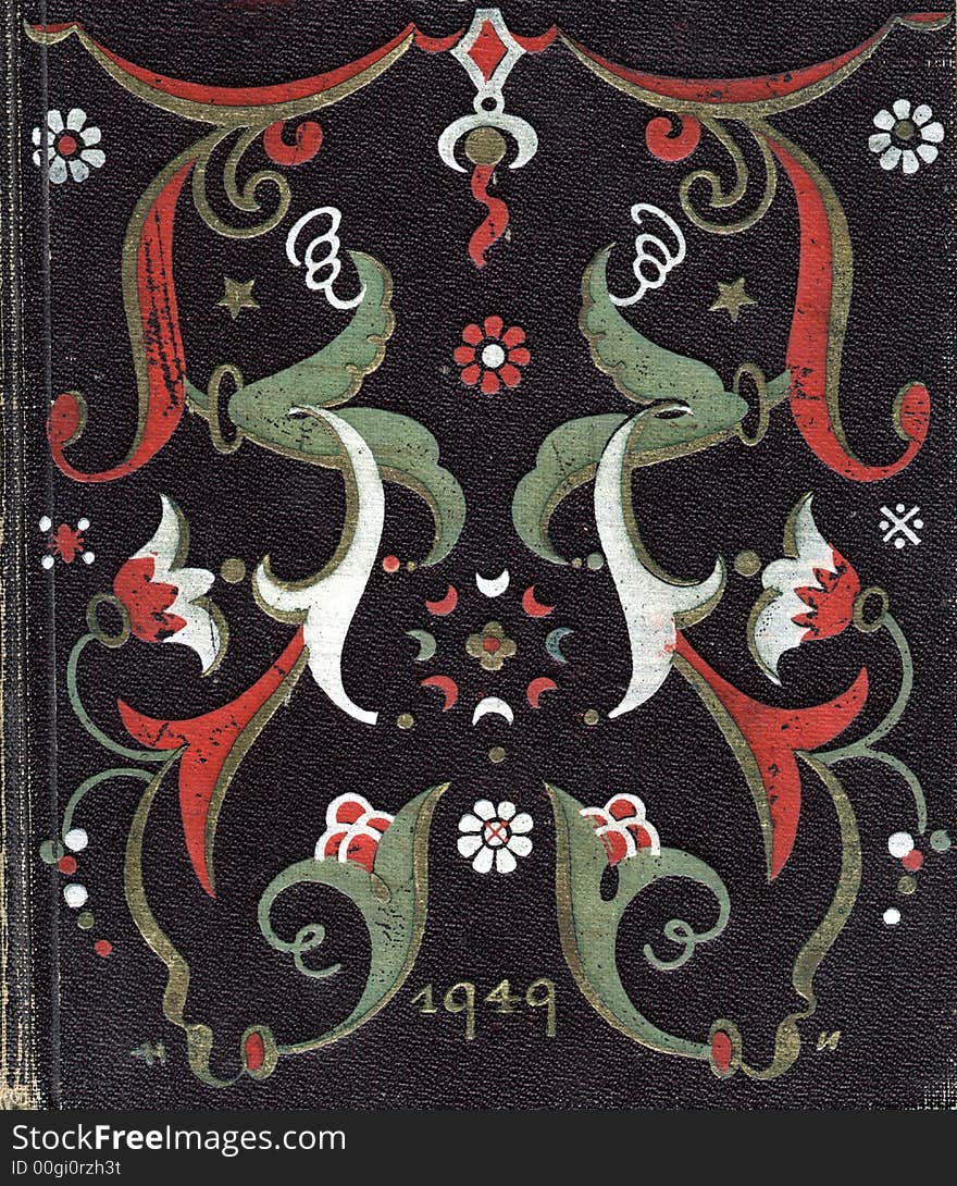 Old book cover