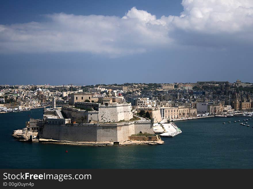 Vittoriosa the part of Valleta capital city of Malta