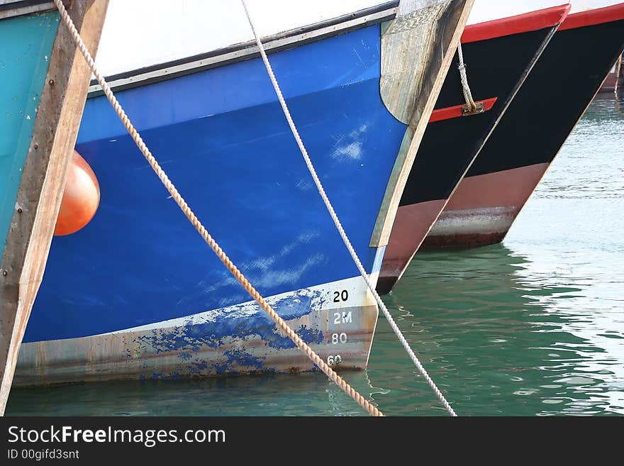 Fishing Boats moored