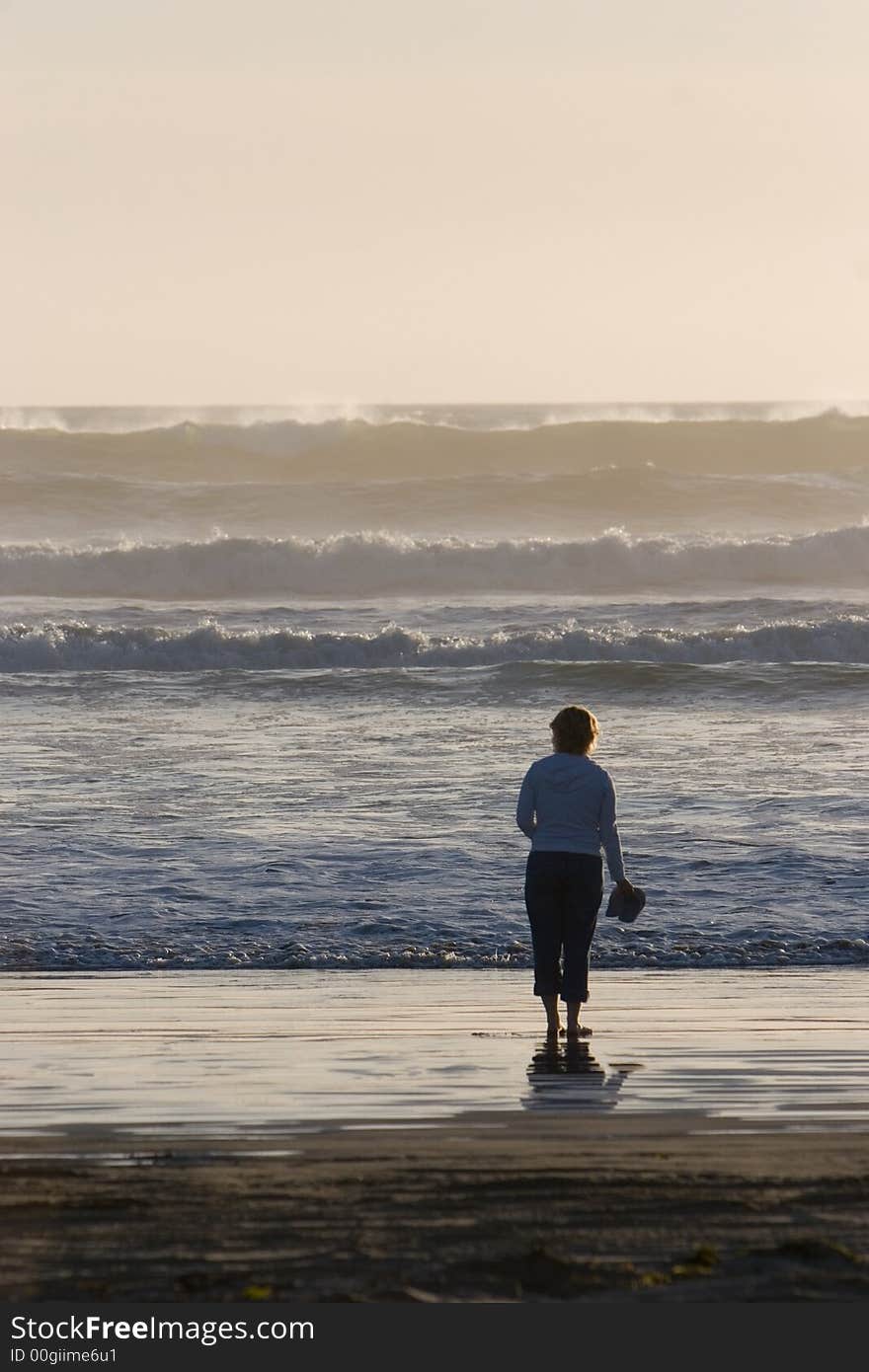 Woman on Beach