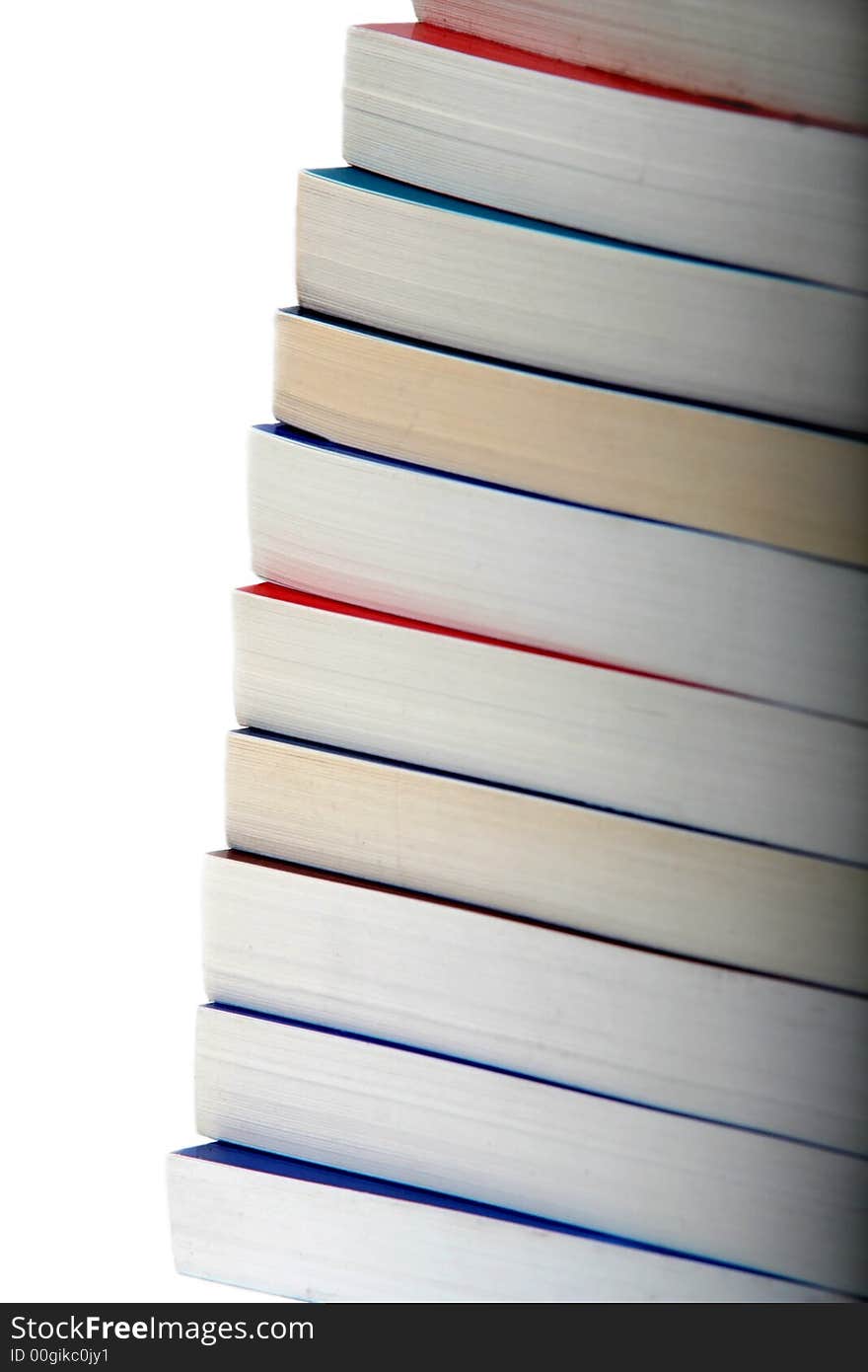 Digital photo of a batch of books.