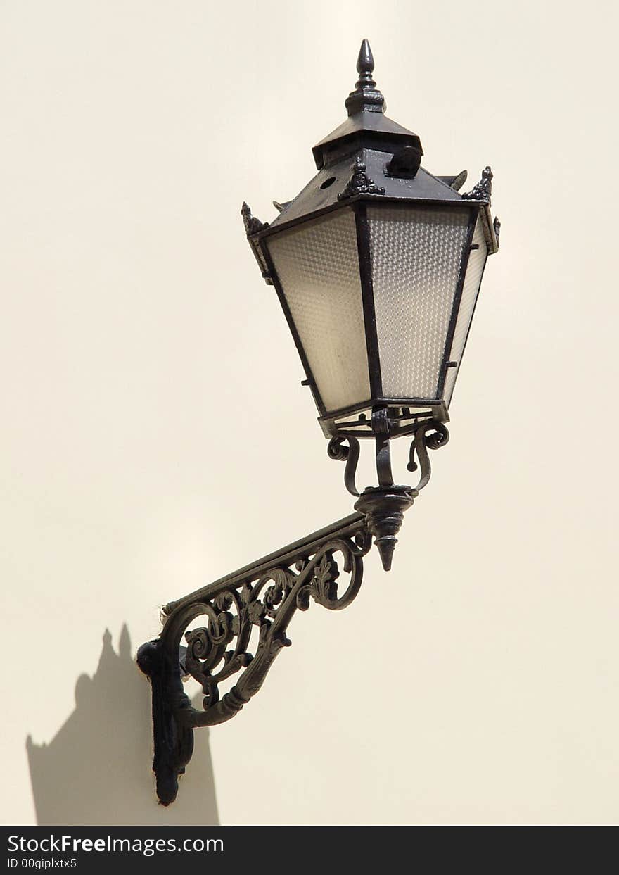 Decorative lanterns in a historical building. Decorative lanterns in a historical building