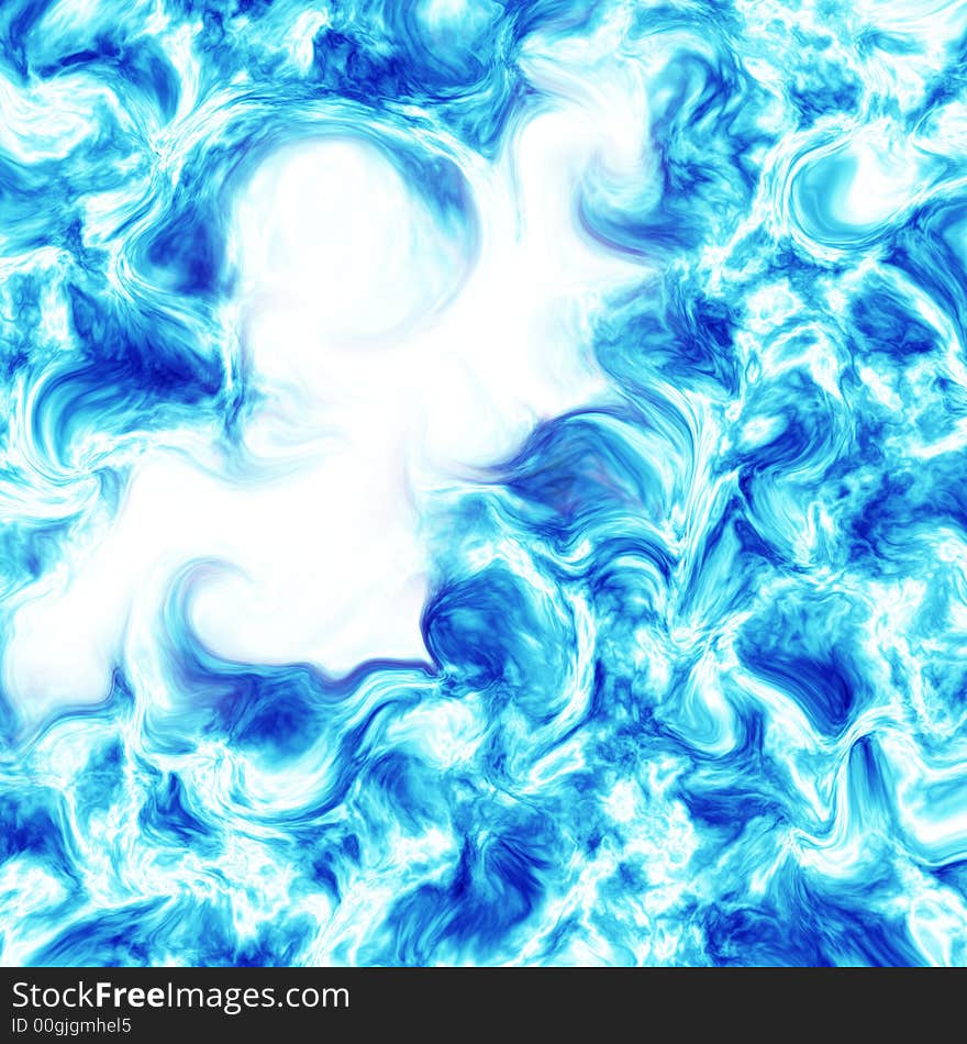 The abstract background reminding water. The abstract background reminding water