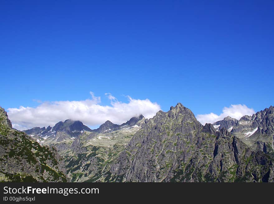 Blue Sky In High Tatras