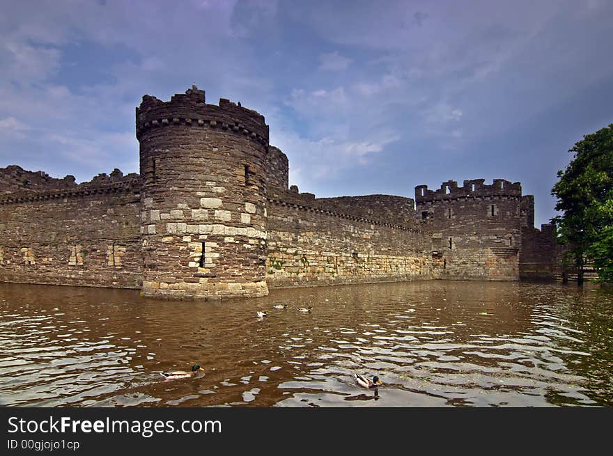 Beaumaris Castle in the Wales