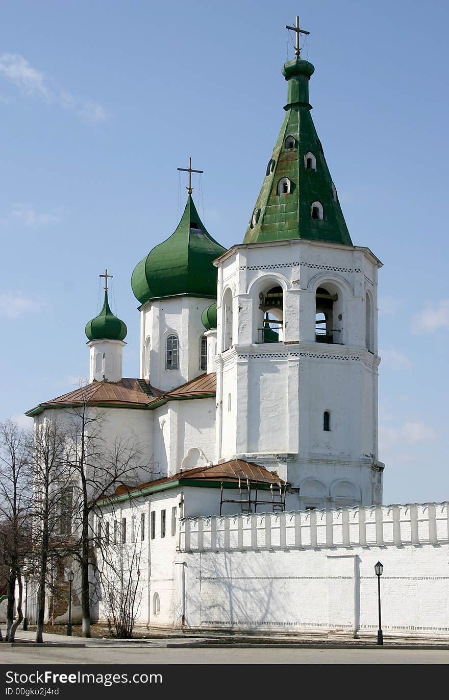 The monastery in the north of Russia