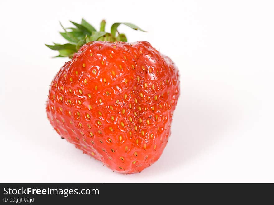 Sweet strawberry isolated over a white background