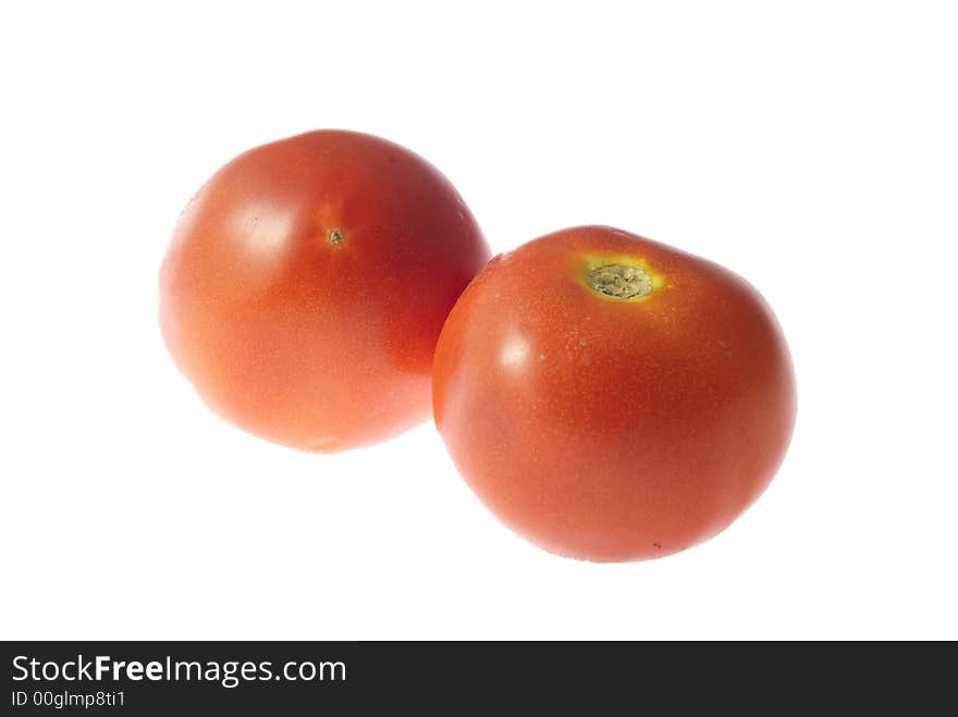 Two Red Tomatos