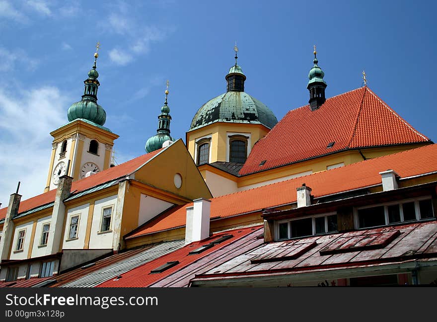 Holy shrine nemed Holy Hillock in the Czech. Holy shrine nemed Holy Hillock in the Czech