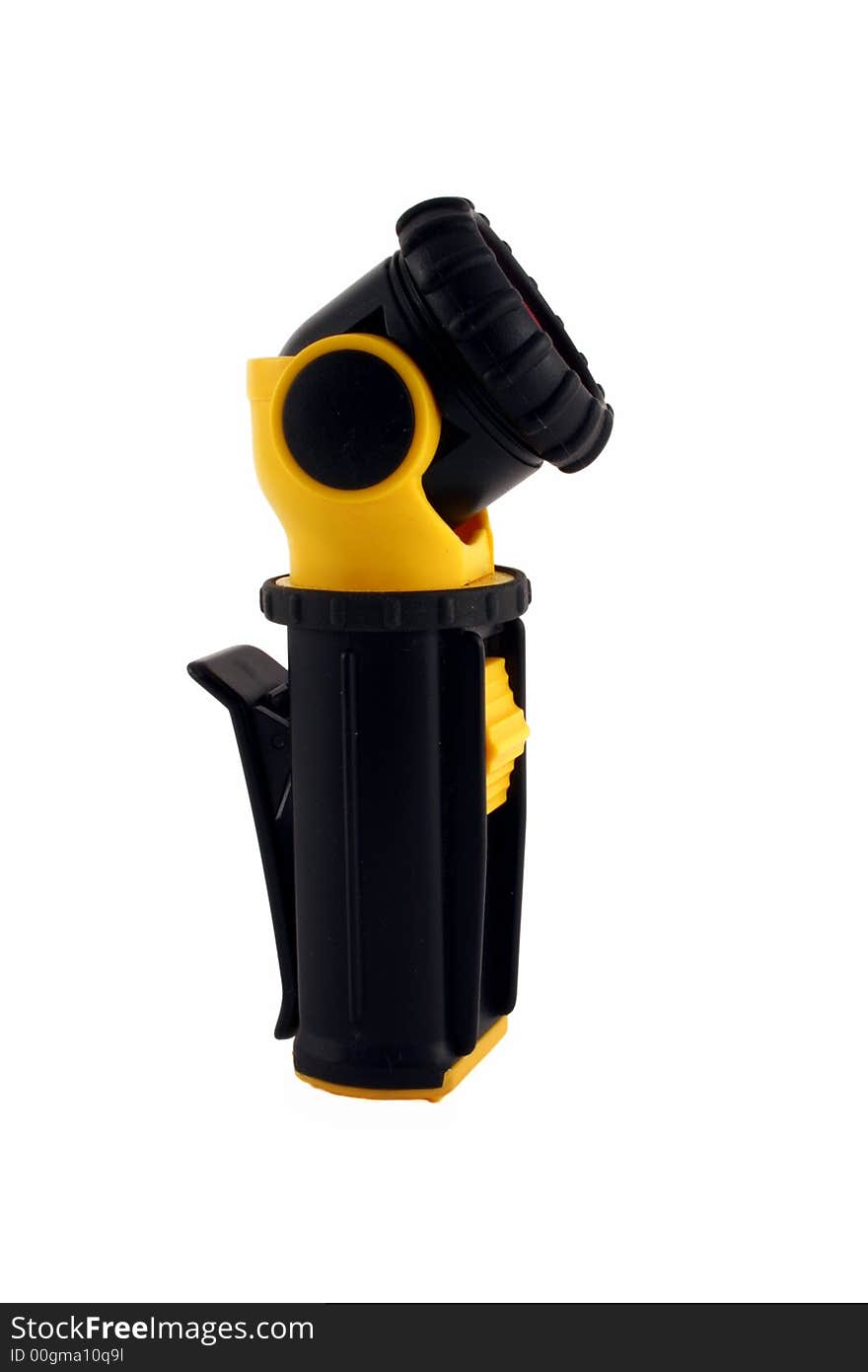 Black and Yellow flashlight