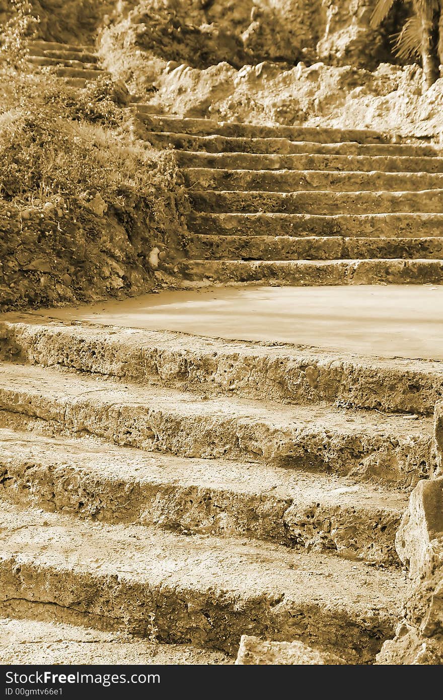 Some stairs made of stones in a pubblic park in Turin (Italy). Some stairs made of stones in a pubblic park in Turin (Italy)