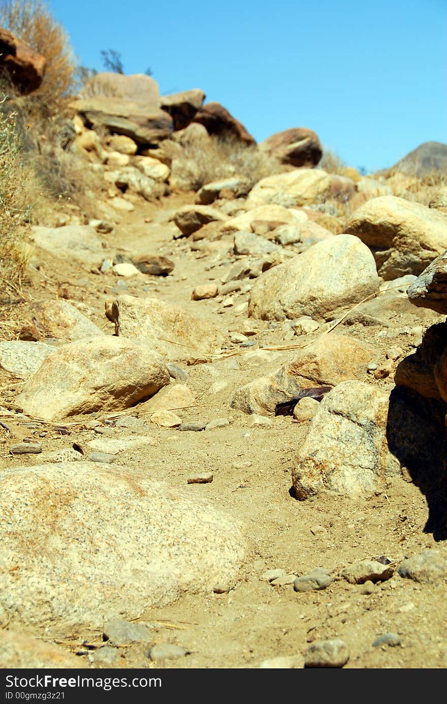 Trail leading to the first destination. Trail leading to the first destination.