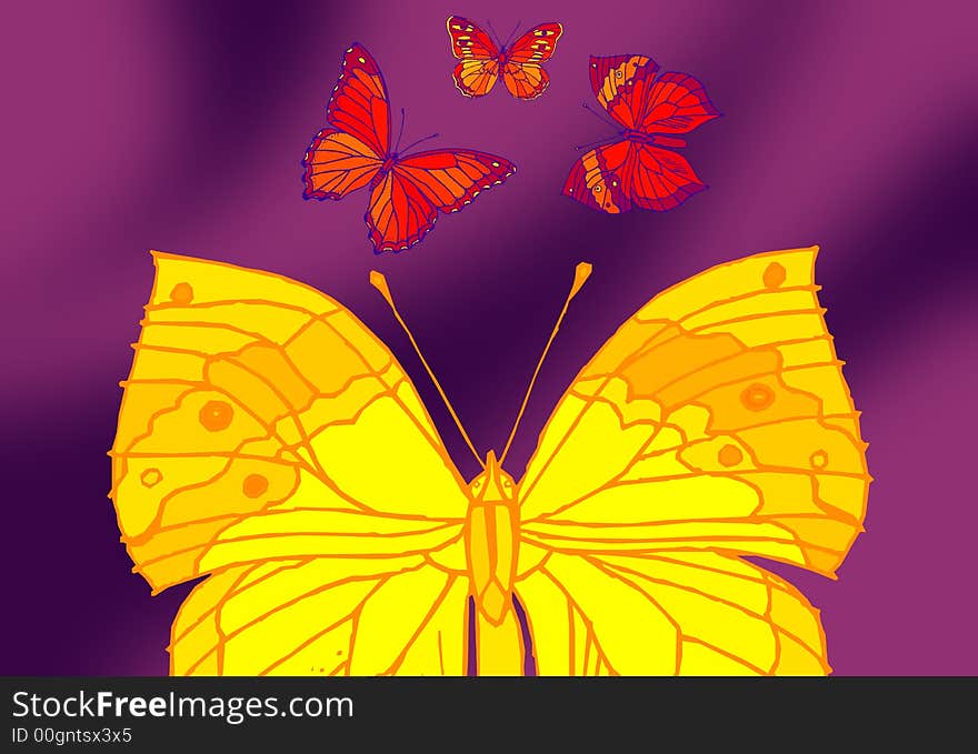 Yellow Butterfly