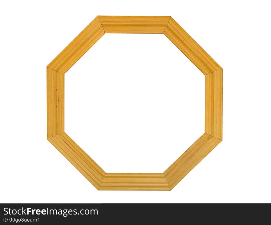 Eight-square wooden frame