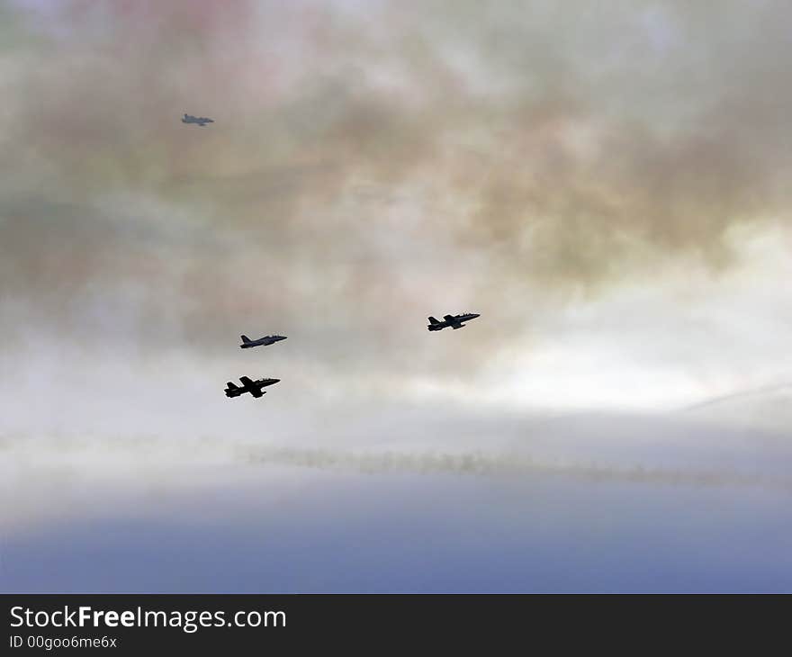 Plane exhibiton of the  frecce tricolari, the best squadron in the world. They exhibited in Viareggio, Tuscany over the sea  in a great show with over 50000 people present.