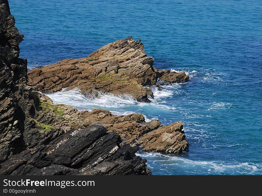 Rocks in the sea