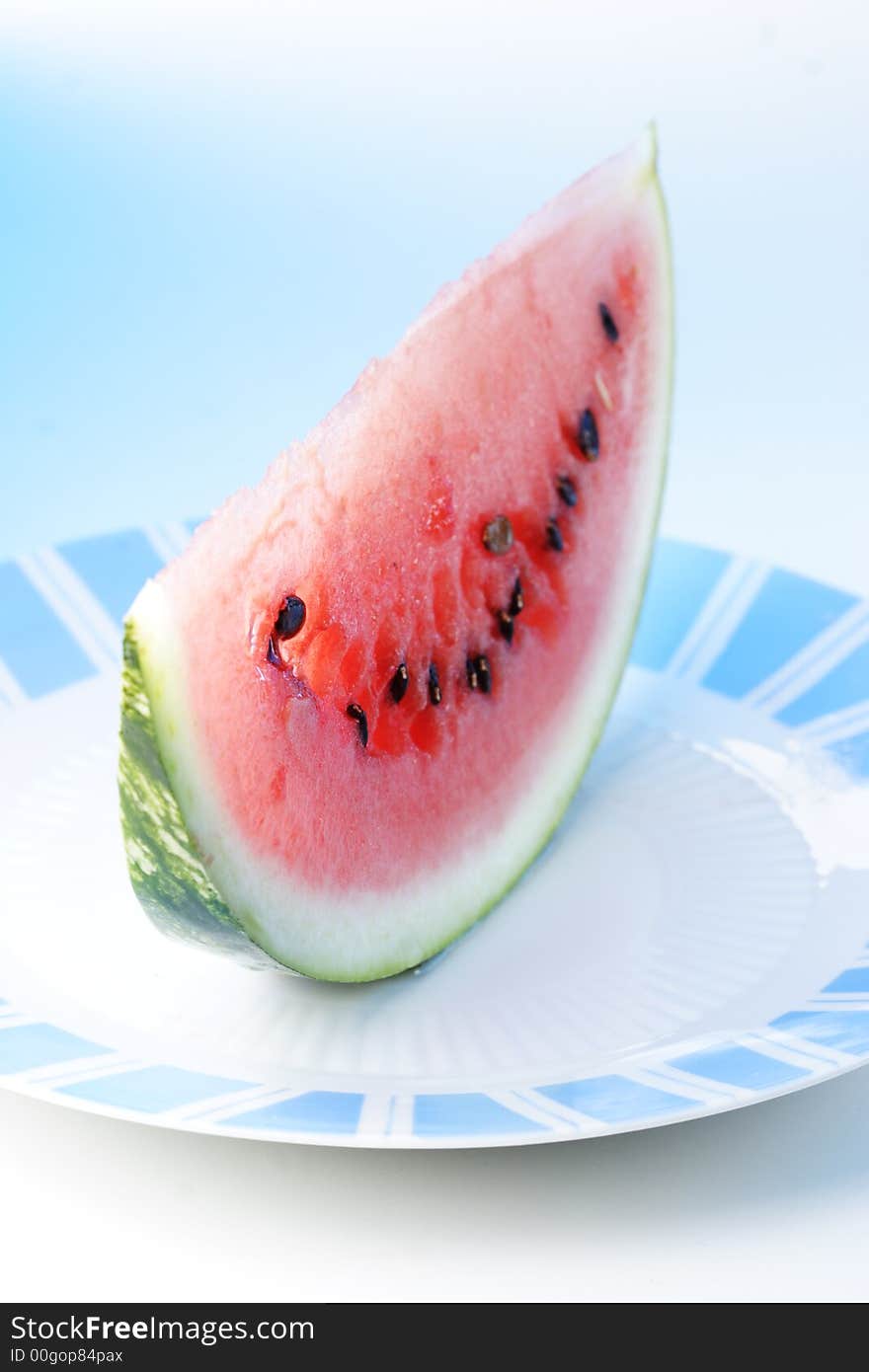 Slice of watermelon, fresh, fruity, healthy