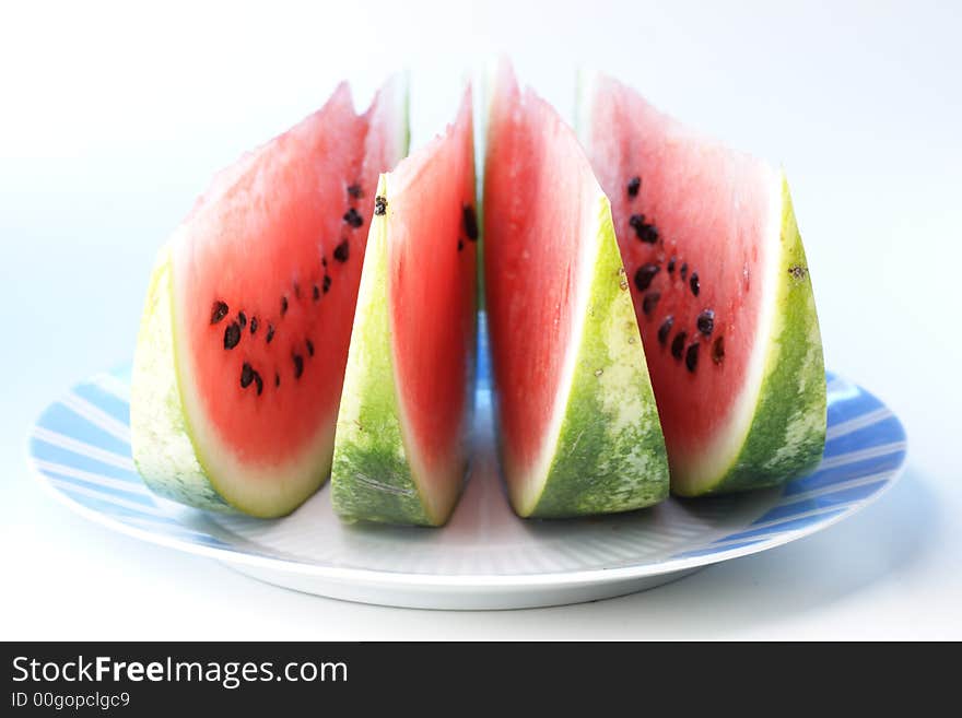 Slice of watermelon, fresh, fruity, healthy