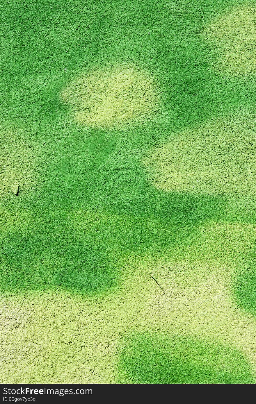 Green painted wall background texture