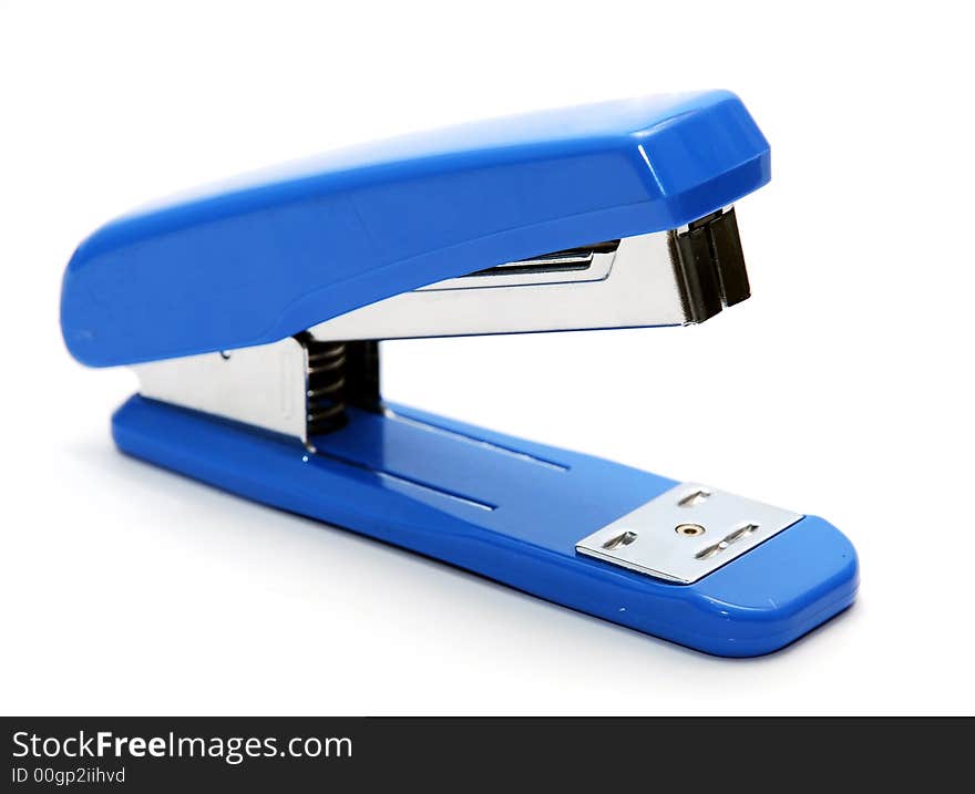 Blue stapler