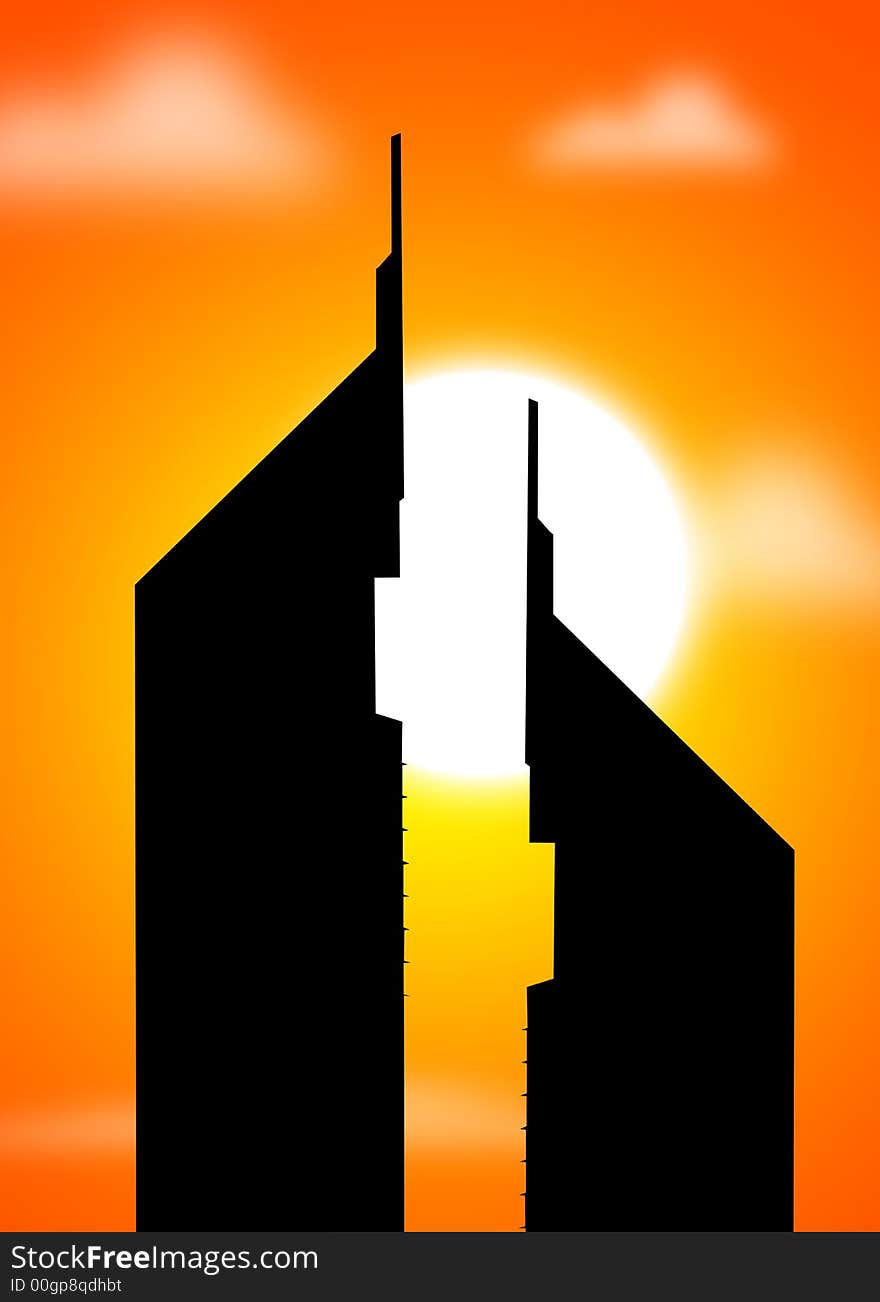 Illustration of Emirates tower