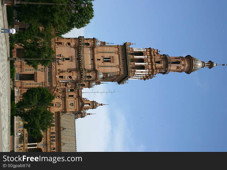 Plaza de Espana, Seville, Spain. Plaza de Espana, Seville, Spain