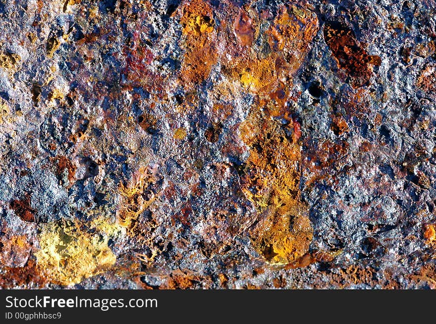 Rusty old metal texture