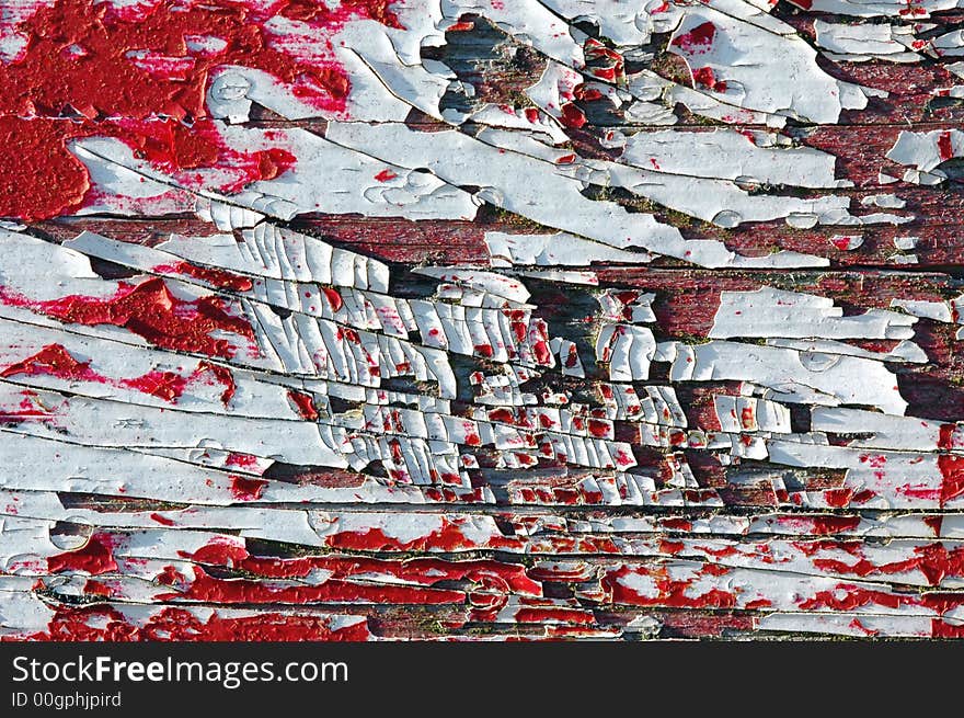 Abstract grunge flaky paint wooden texture