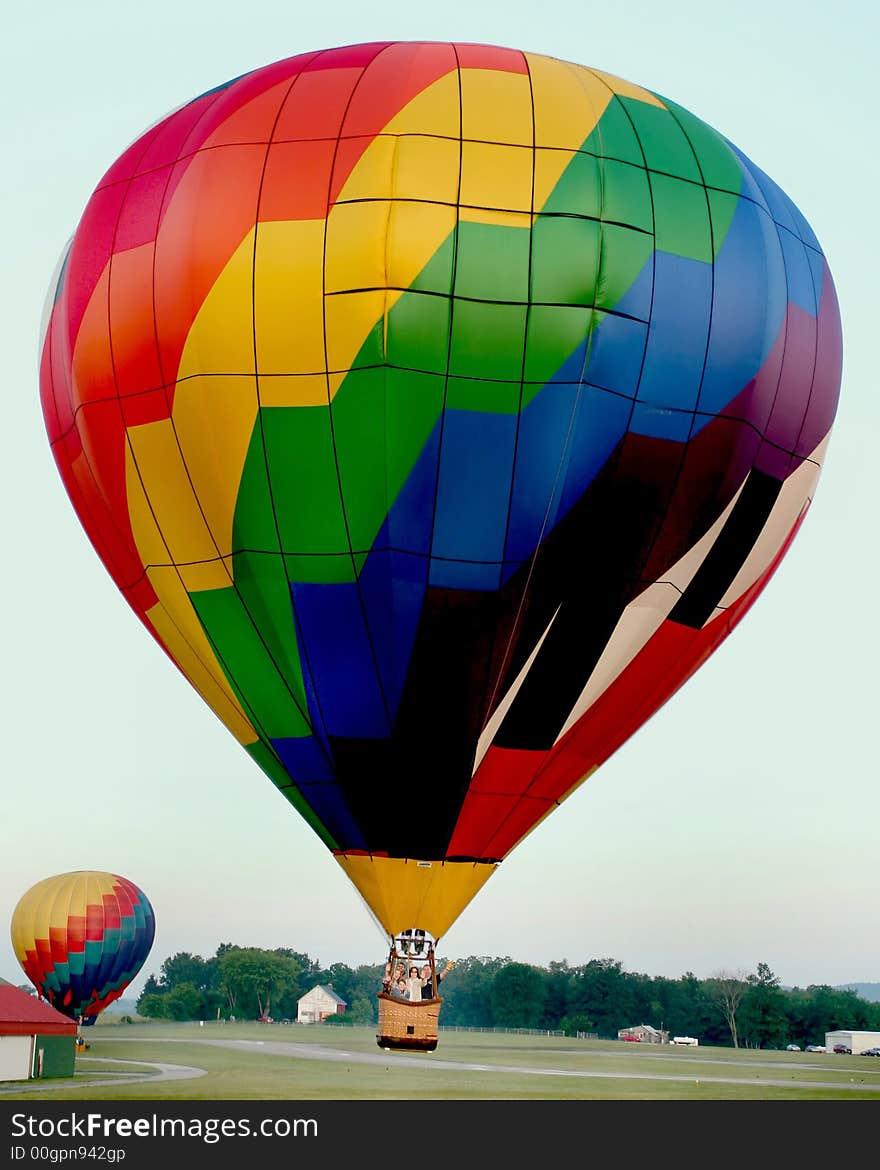 Balloon takeoff