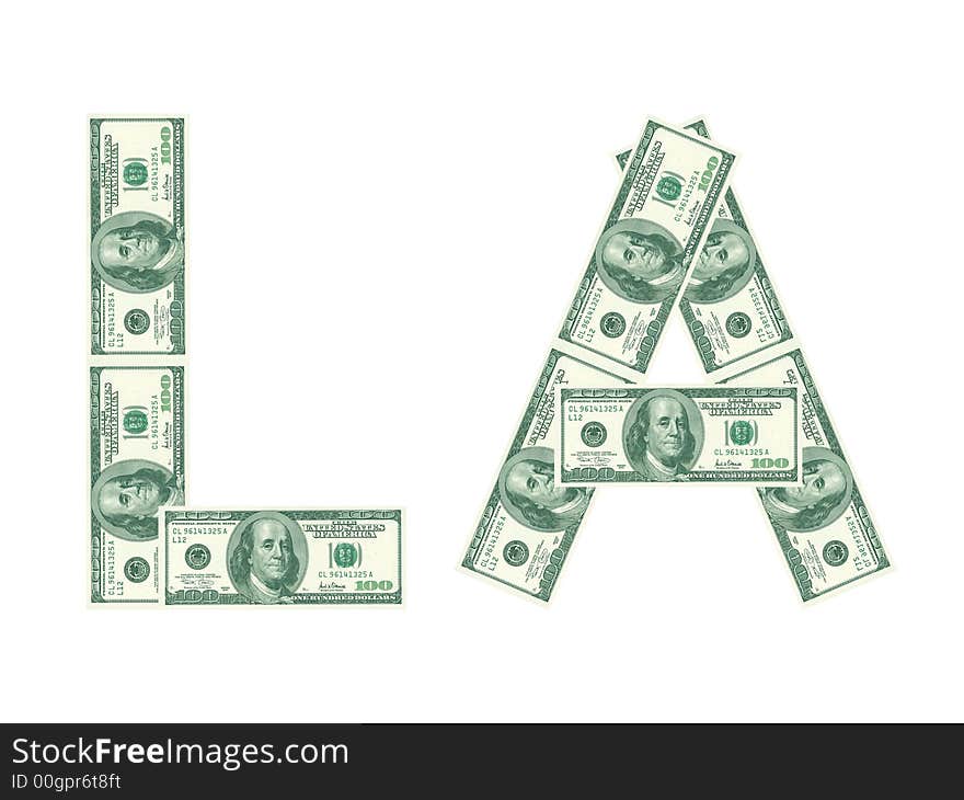 Los angeles dollar sign