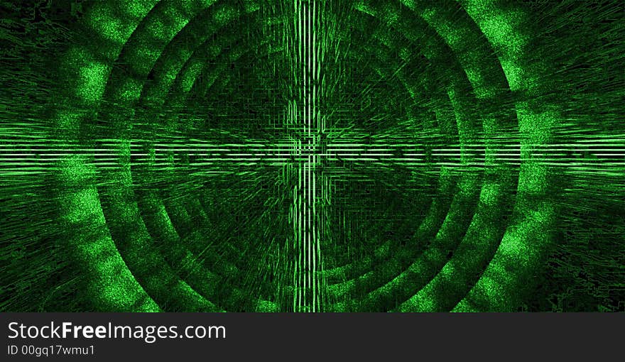 Green abstraction, created by photoshop