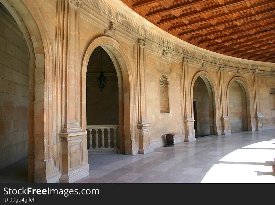 Carlos V palace. The Alhambra, Granada (Spain)