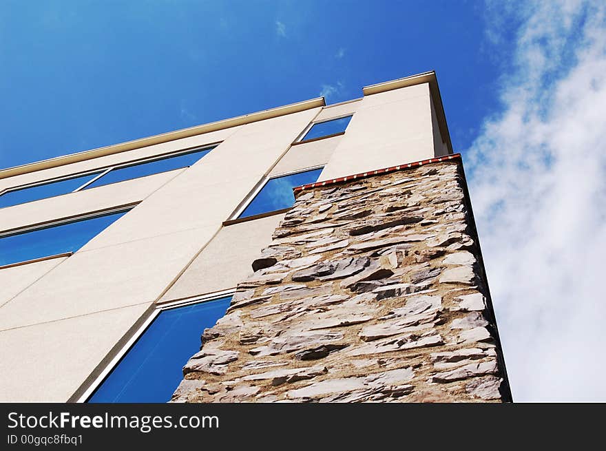 Building with blue sky