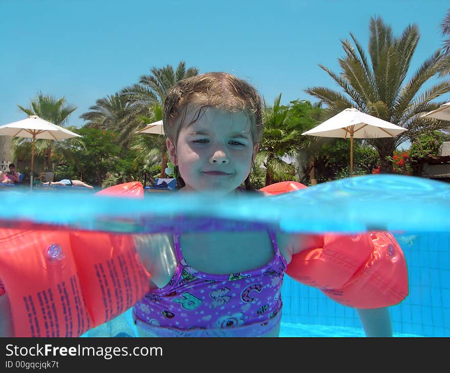 Child In Pool