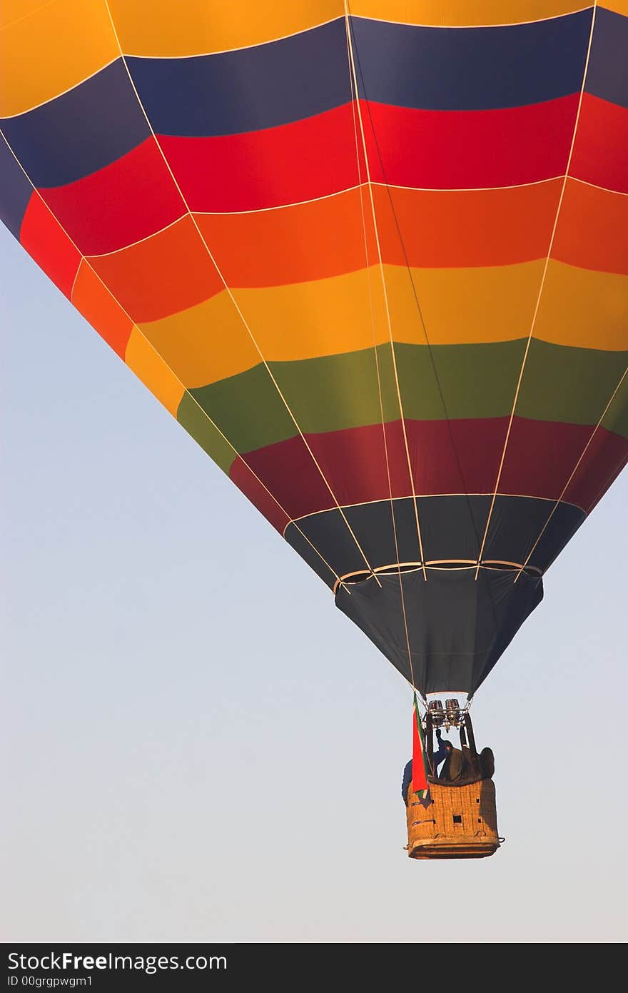 Ballooning in the early morning during winter. Ballooning in the early morning during winter