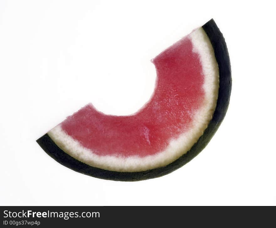 Water-melon on white background