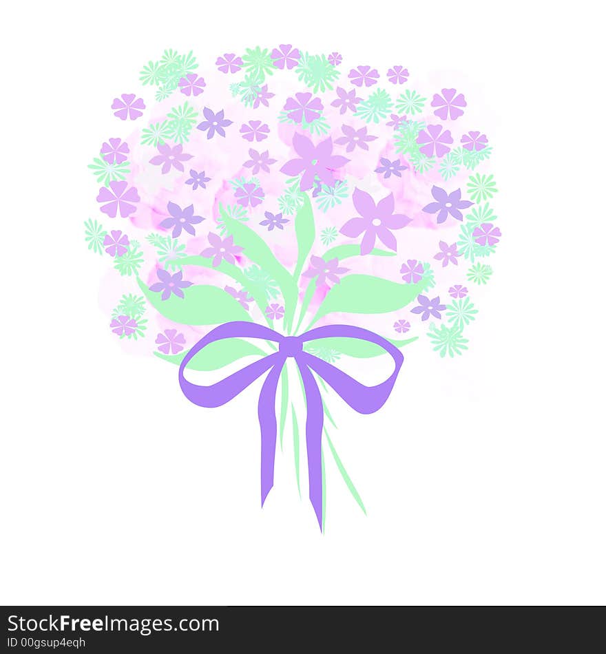 Lavender flower bouquet