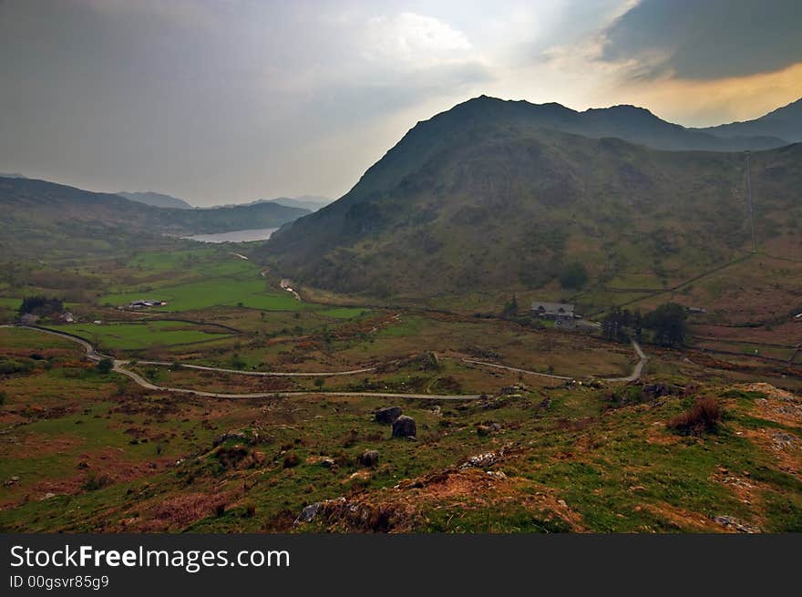 Mountains and pastures