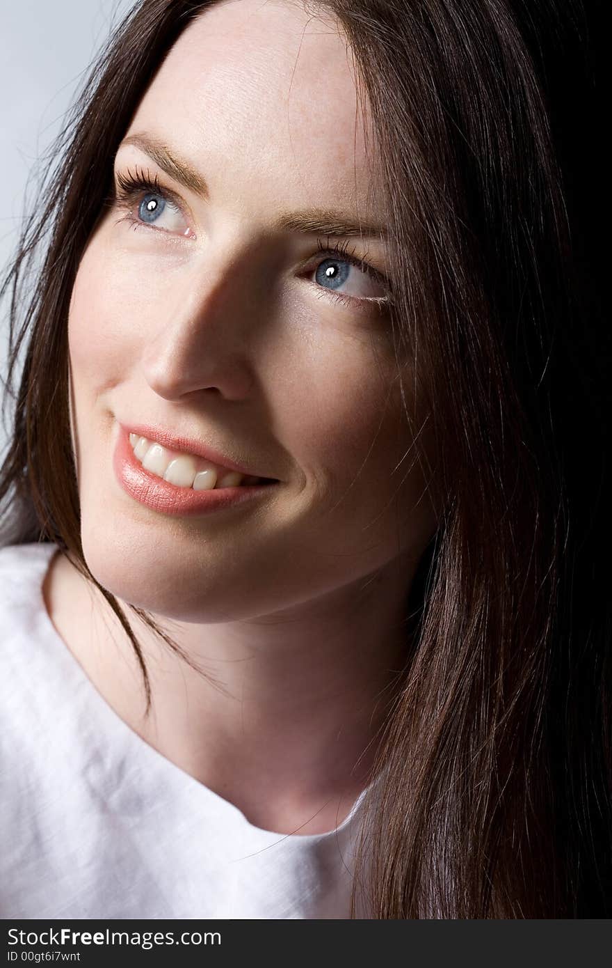 Young woman with beautiful hair